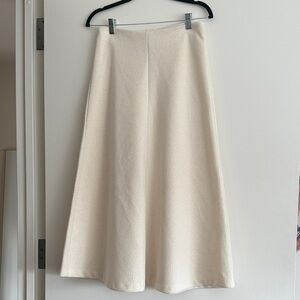 Zara Cream A-Line Skirt